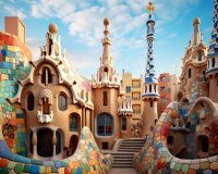 Promenad genom Barcelona: Upplöser Gaudís Casa Vicens & Casa Milà